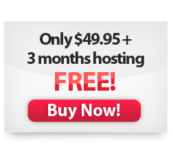 Only $49.95 + 3months hosting Free! Buy Now!